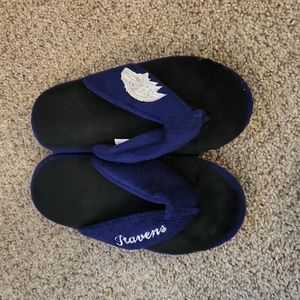 Baltimore RAVENS flip flop slippers